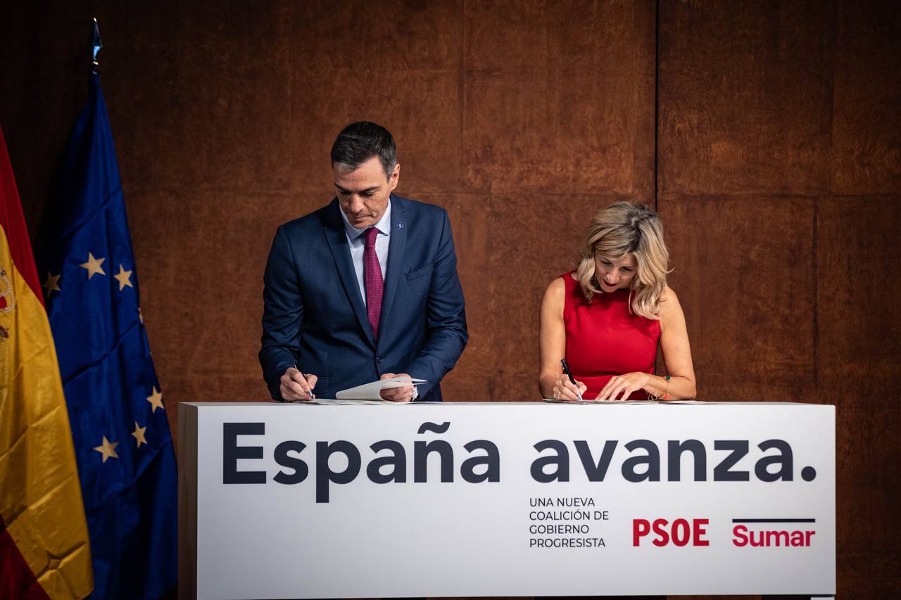 Celebramos el acuerdo de Sumar y PSOE para un gobierno progresista y ...